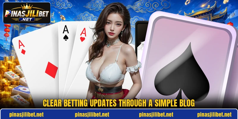 Clear betting updates through a simple blog