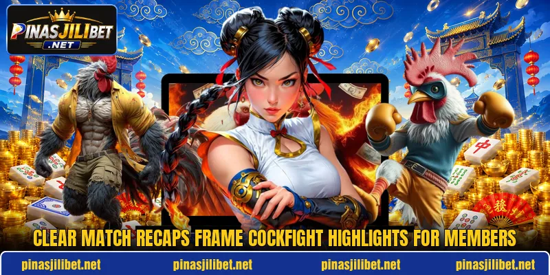 Clear match recaps frame cockfight highlights for members