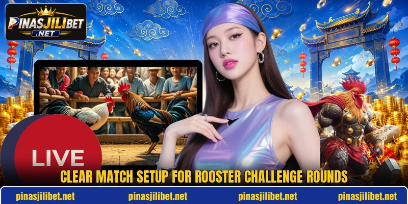 Clear match setup for rooster challenge rounds Clear match setup for rooster challenge rounds