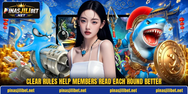 Clear rules help members read each round better Clear rules help members read each round better