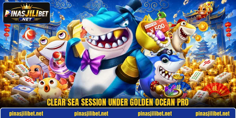 Clear sea session under Golden Ocean Pro Clear sea session under Golden Ocean Pro