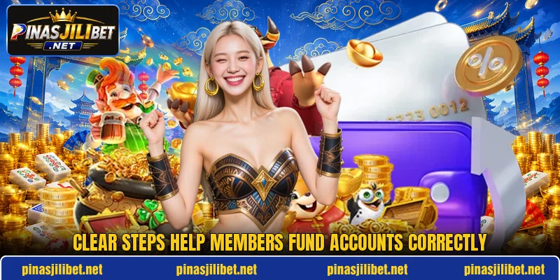 Clear steps help members fund accounts correctly