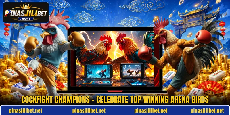 Cockfight Champions - Celebrate Top Winning Arena Birds