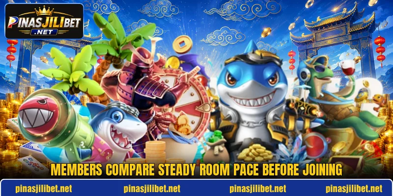 Members compare steady room pace before joining Members compare steady room pace before joining