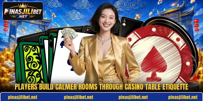 Players build calmer rooms through casino table etiquette Players build calmer rooms through casino table etiquette