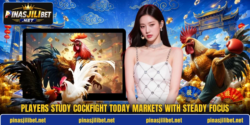 Players study cockfight today markets with steady focus