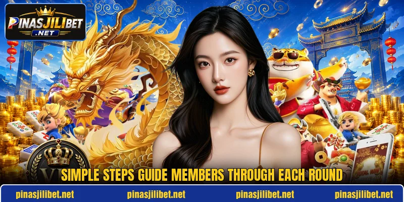 Simple steps guide members through each round